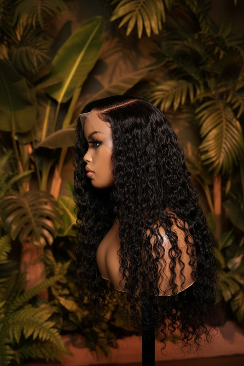 Deep Wave Lace Front Wig - Earthy Luxe